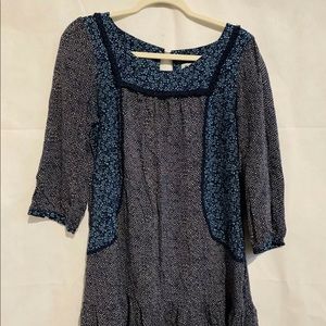 Anthropologie Holding Horses Paix Tunic Blue Sz 10